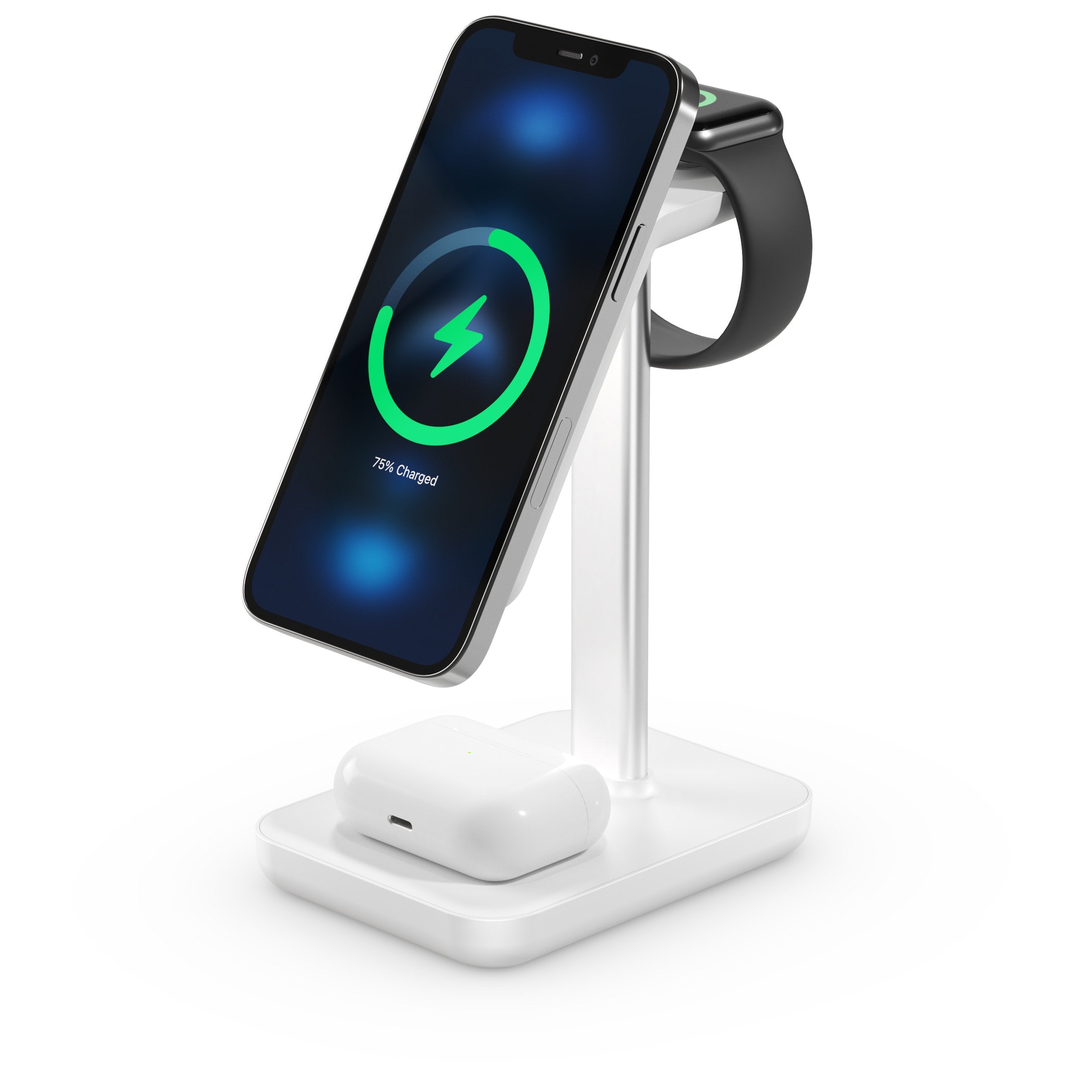 3 in 1 wireless charger cheap for iphone airpods and apple watch