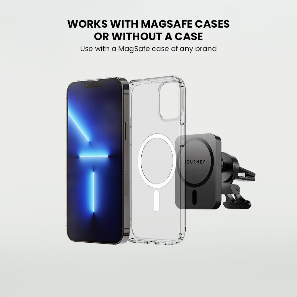 Magnetic (MagSafe) Wireless Car Charger with Flex Pro Mount